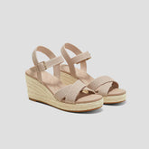 Round-toe Wedge Sandals (Sally Pro)
