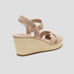 Round-toe Wedge Sandals (Sally Pro)