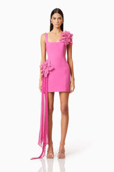 Janelle Party Mini Dress In Pink