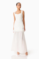 Sia Sweetheart Gown in White