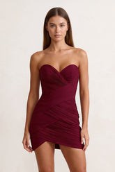 Sweetheart Sheath Pleated Chiffon Homecoming Dress