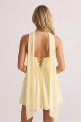 Sweetheart Ruched A-Line Chiffon Homecoming Dress