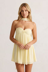 Sweetheart Ruched A-Line Chiffon Homecoming Dress