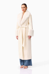 Aria Coat in Cream