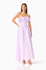 Laurel Sleeveless Maxi Dress in Purple
