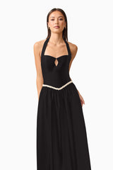 Hester Halter Gown in Black