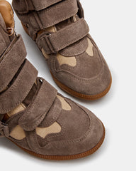 Mavis Taupe Suede