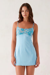 Mint Green Spaghetti Straps Sheath Linen Mini Homecoming Dress
