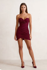 Sweetheart Sheath Pleated Chiffon Homecoming Dress